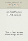 Cover: Structural Analysis of Oral Tradition - University of Pennsylvania Press
