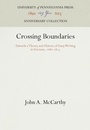 Cover: Crossing Boundaries - University of Pennsylvania Press