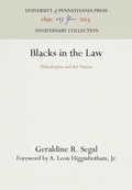 Cover: Blacks in the Law - University of Pennsylvania Press