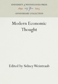 Cover: Modern Economic Thought - University of Pennsylvania Press