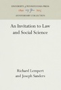 Cover: An Invitation to Law and Social Science - University of Pennsylvania Press
