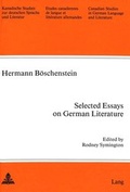 Cover: Selected Essays on German Literature - Peter Lang Verlag