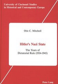 Abbildung von: Hitler's Nazi State - Peter Lang Verlag