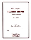 Cover: 16 Etudes - Southern Music Company