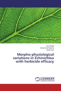 Cover: Morpho-physiological variations in Echinichloa with herbicide efficacy - LAP Lambert Academic Publishing