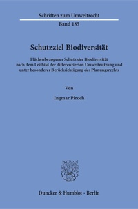 Bild: Schutzziel Biodiversität. - Duncker & Humblot
