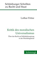 Cover: Kritik des moralischen Universalismus - Brill Deutschland