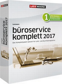Abbildung von: Lexware büroservice komplett Einzelplatz 2017 - Haufe-Lexware