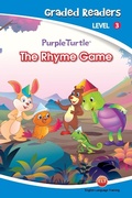 Cover: The Rhyme Game (Purple Turtle, English Graded Readers, Level 3) - Aadarsh Private Limited