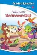 Cover: The Treasure Hunt (Purple Turtle, English Graded Readers, Level 3) - Aadarsh Private Limited