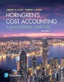 Cover: Horngren's Cost Accounting - Pearson