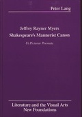 Cover: Shakespeare's Mannerist Canon - Peter Lang Verlag