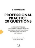 Cover: Professional Practice: 20 Questions - Q-Art London