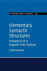 Enlarge image Cover: Elementary Syntactic Structures - Cambridge University Press