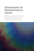 Cover: Dimensions of Phonological Stress - Cambridge University Press