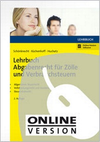 Abbildung von: Lehrbuch Abgabenrecht für Zölle und Verbrauchsteuern - NWB
