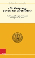 Cover: &raquo;Ein Vorsprung, der uns tief verpflichtet&laquo; - Vandenhoeck & Ruprecht