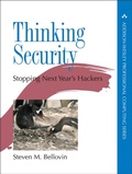 Cover: Thinking Security - Addison Wesley