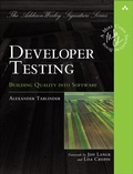 Cover: Developer Testing - Addison Wesley