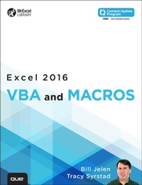 Abbildung von: Excel 2016 VBA and Macros - Addison Wesley