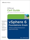 Cover: vSphere 6 Foundations Exam Official Cert Guide (Exam #2V0-620) - VMWare Press