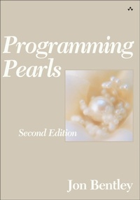 Enlarge image Cover: Programming Pearls - Addison Wesley