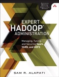 Cover: Expert Hadoop Administration - Addison Wesley