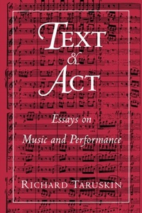 Enlarge image Cover: Text and Act - OUP eBook