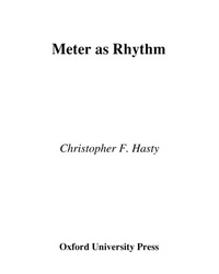 Enlarge image Cover: Meter As Rhythm - OUP eBook