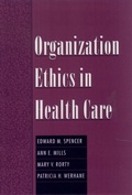 Cover: Organization Ethics in Health Care - OUP eBook