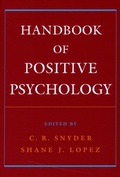 Cover: Handbook of Positive Psychology - Oxford University Press