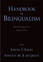 Cover: Handbook of Bilingualism - OUP USA