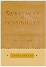 Cover: Questions of Possibility - OUP eBook
