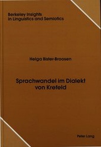 Abbildung von: Sprachwandel im Dialekt von Krefeld - Peter Lang Verlag