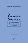 Cover: Lesbian Sources - Routledge