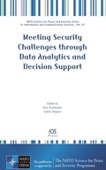 Cover: Meeting Security Challenges through Data Analytics and Decision Support - IOS Press,US