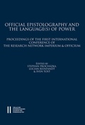 Cover: Official Epistolography and the Language(s) of Power - Verlag der &ouml;sterreichischen Akademie der Wissenschaften