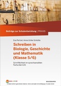 Cover: Schreiben in Biologie, Geschichte und Mathematik (Klasse 5/6) - Waxmann Lehrbuch