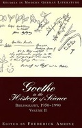 Cover: Goethe in the History of Science - Peter Lang Verlag