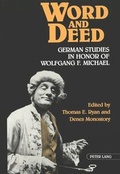 Cover: Word and Deed - Peter Lang Verlag