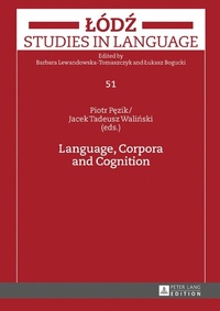 Abbildung von: Language, Corpora and Cognition - Peter Lang Verlag