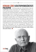 Cover: Katastrophenbeg&uuml;nstigte Philosophie - edition faust