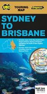 Abbildung von: Sydney to Brisbane Map 244 6th ed - UBD Gregory's