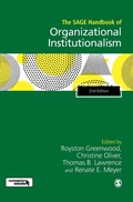 Cover: The SAGE Handbook of Organizational Institutionalism - SAGE Publications Inc