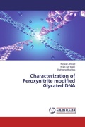 Cover: Characterization of Peroxynitrite modified Glycated DNA - LAP Lambert Academic Publishing