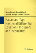 Cover: Hadamard-Type Fractional Differential Equations, Inclusions and Inequalities - Springer