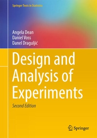 Enlarge image Cover: Design and Analysis of Experiments - Springer