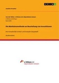 Cover: Die Marktzinsmethode zur Beurteilung von Investitionen - GRIN Verlag