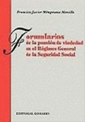 Abbildung von: Formularios de la pensión de viudedad en el régimen general de la Seguridad Social - Editorial Comares