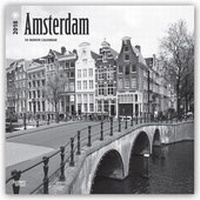 Abbildung von: Amsterdam Black & White - Amsterdam schwarz-weiß 2018 - 18-Monatskalender mit freier TravelDays-App - Brown Trout